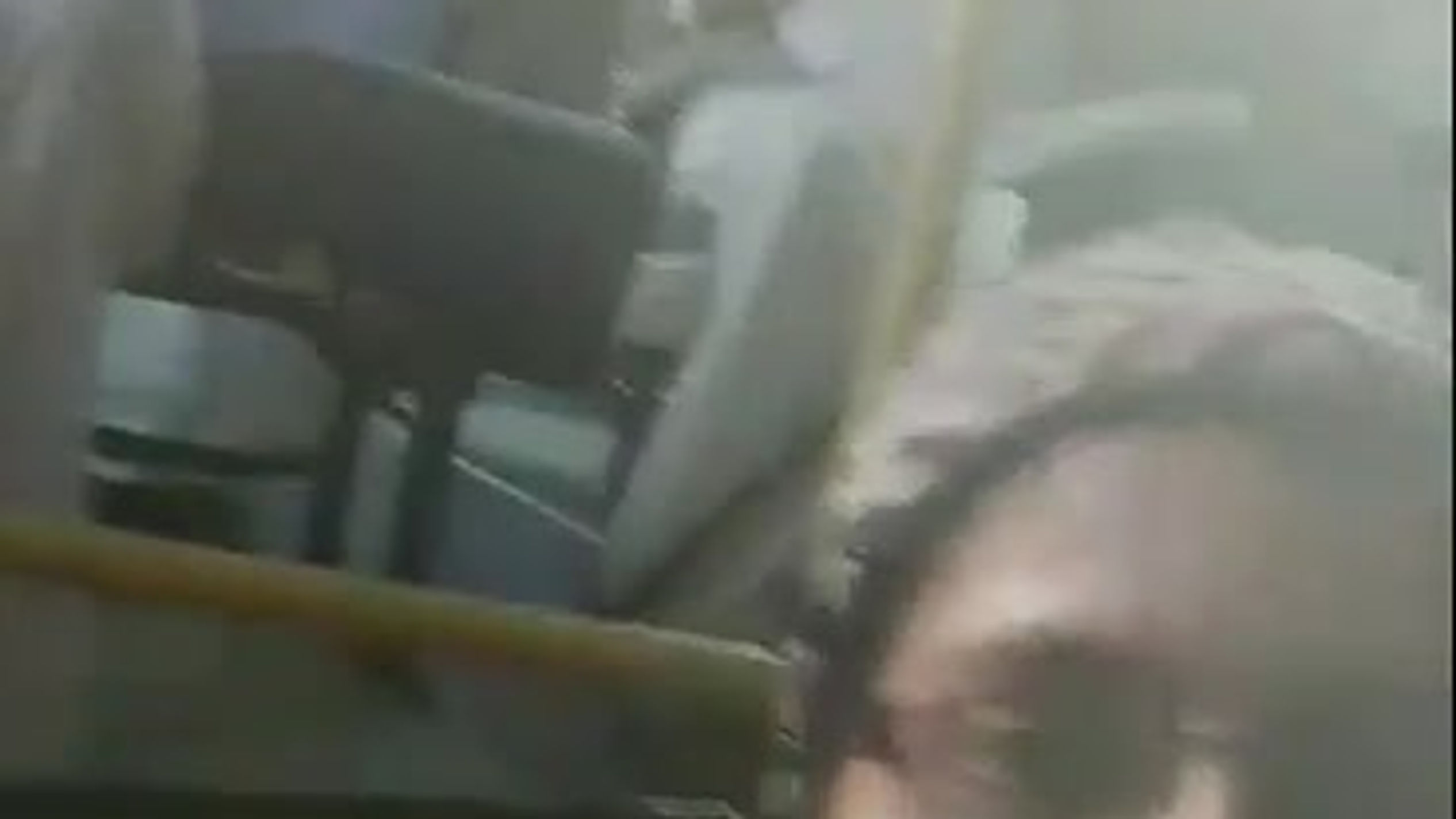PREETHA ENJOYING HER FIRST LOW FLOOR BUS